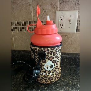 Hydro jug, sleeve, and straw